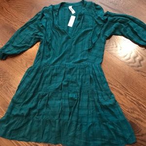Anthropologie NWT teal dress